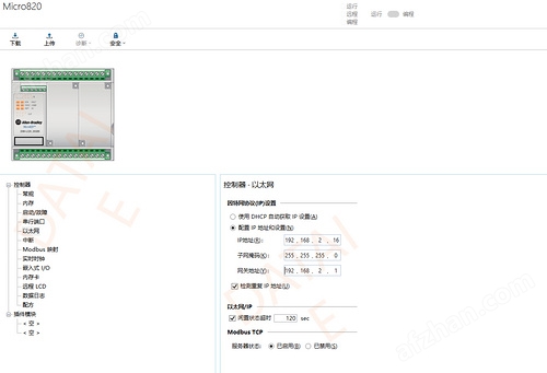 威纶通与AB820 PLC无线以太网通信