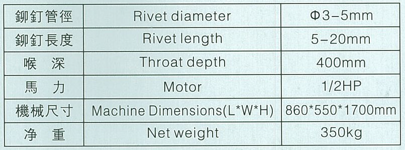 大型铆钉机